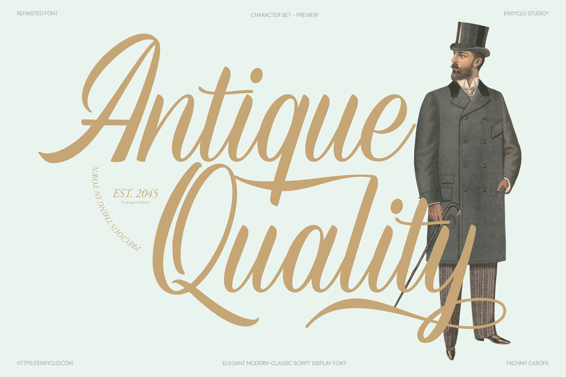 Refinsted - Modern Classic Script