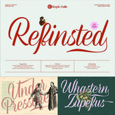 REFINSTED — Elegant Script Calligraphy Font
