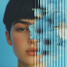 Refracted Glass Photo Effect