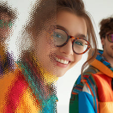 Refraction & Distortion Glass Effect