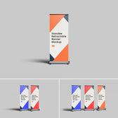 Retractable Stand Banner Mockup