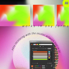 Retro Acid 90s Gradients