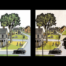 Retro Book Print Effect