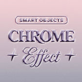 Retro Chrome Text Effect
