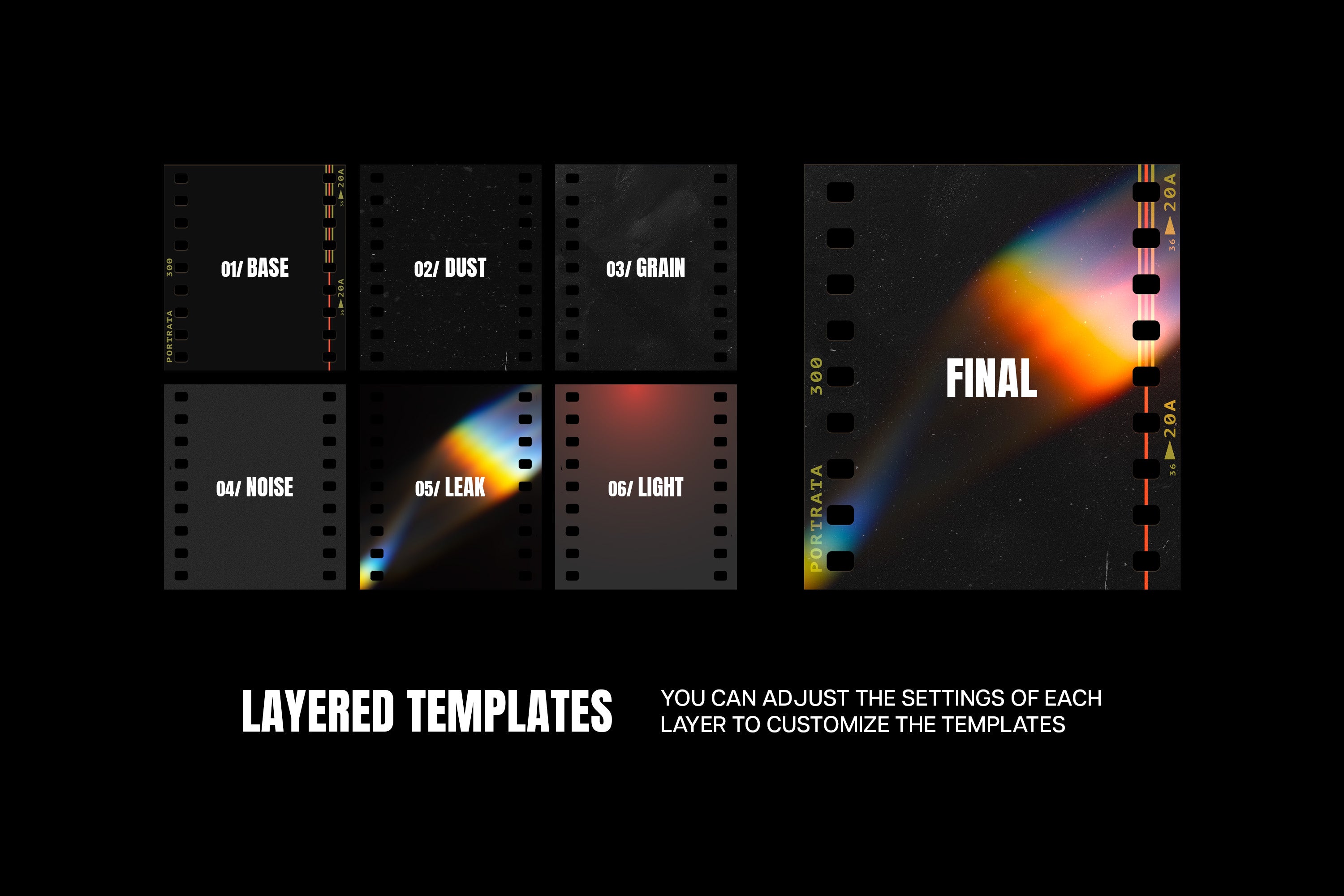 Retro Film Frames Bundle