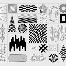 Retro Futurist Abstract Collection 2