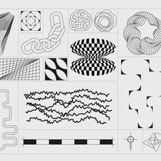 Retro Futurist Abstract Collection 2