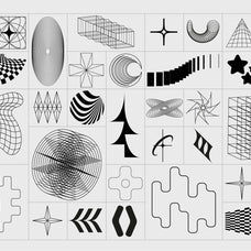 Retro Futurist Abstract Collection 2