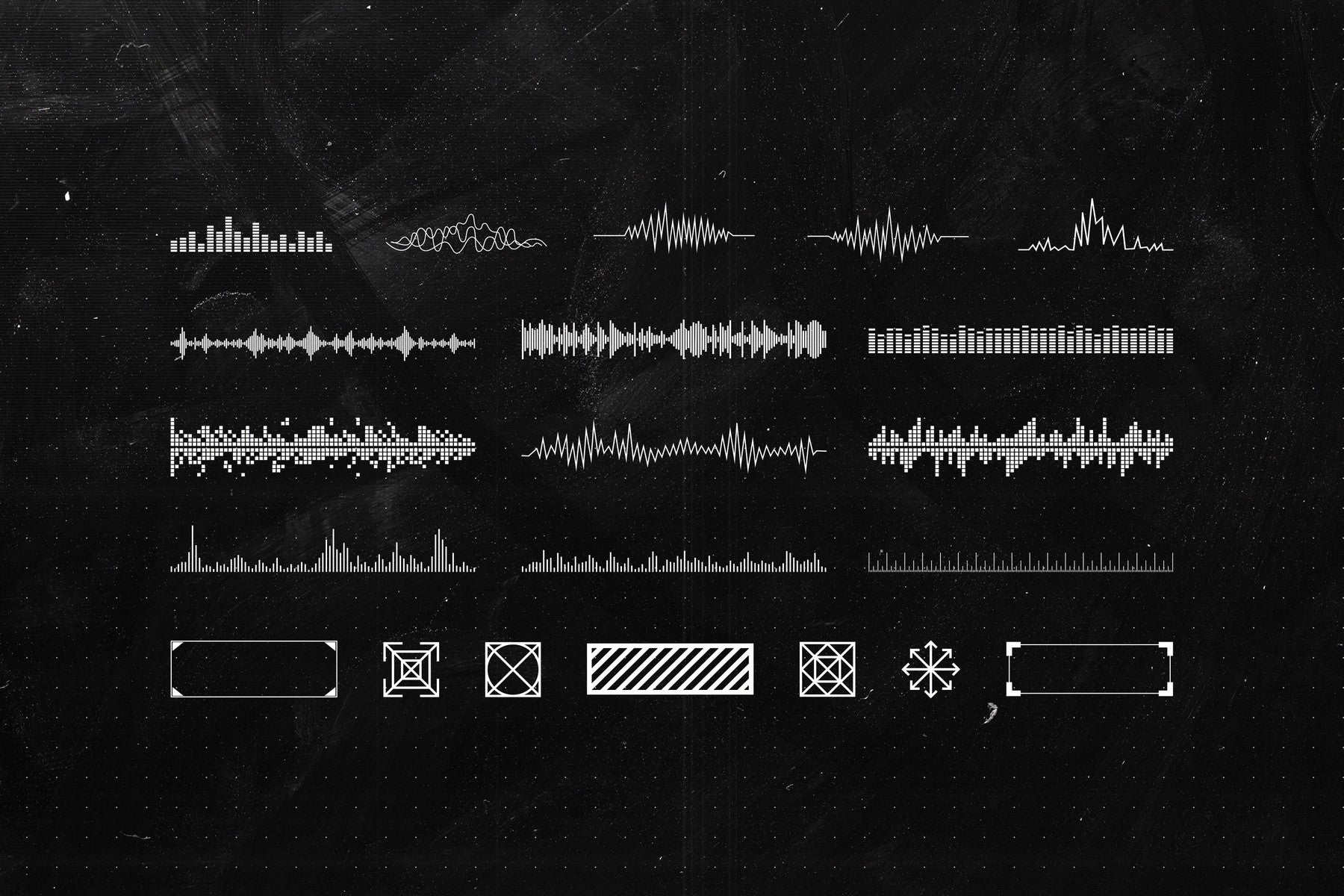 Retro-Futuristic Shapes Collection