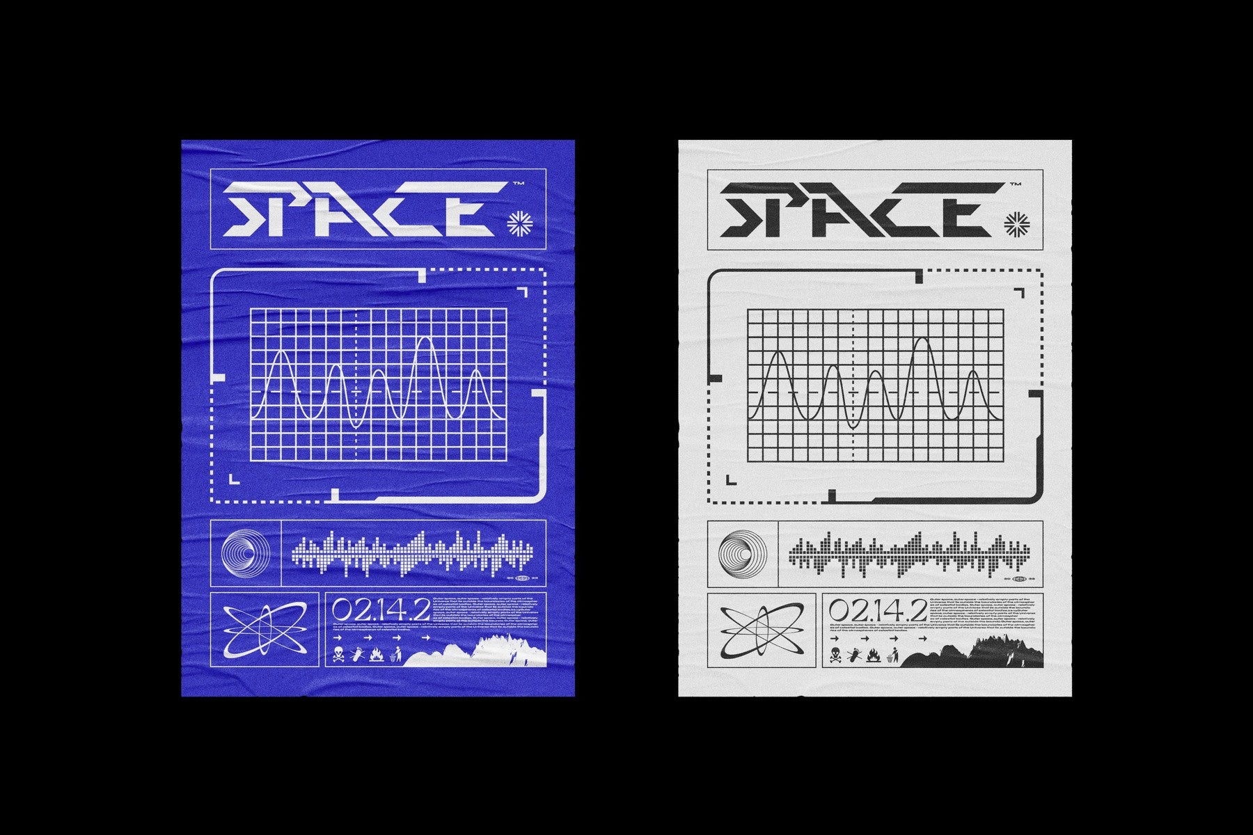 Retro-Futuristic Shapes Collection