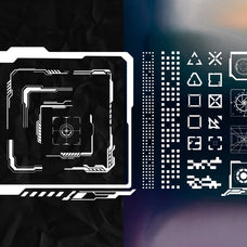 Retro-Futuristic Shapes Collection