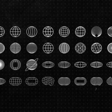 Retro-Futuristic Shapes Collection