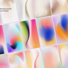 Retro Gradients & Shapes