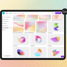 Retro Gradients & Shapes