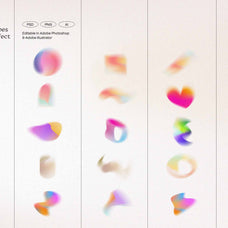 Retro Gradients & Shapes