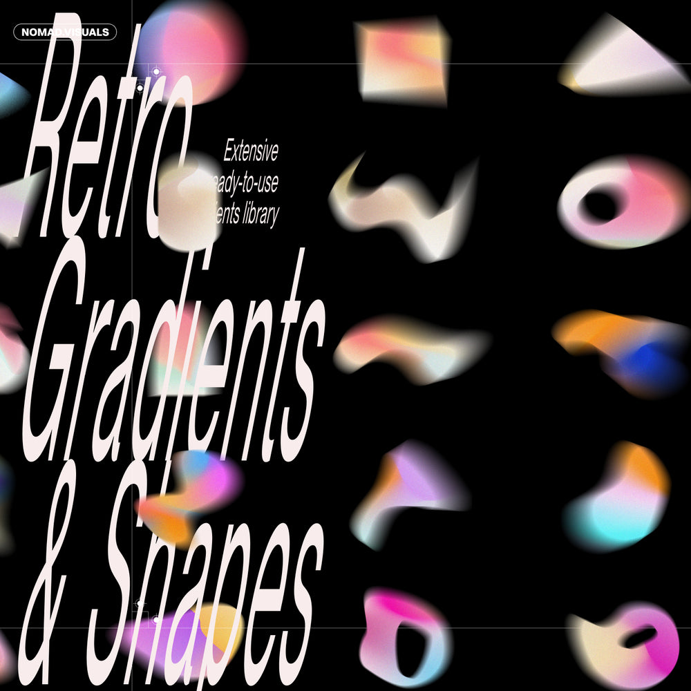 Ratro Gradient Retro Gradients & Shapes by Nomad Visuals – Studio 2am
