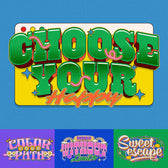 Retro Groovy Pop Text Effect
