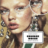 Retro Grunge Noise Photo Effect
