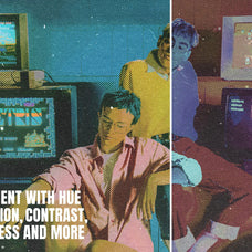 Retro Magazine Halftone Photo Effect