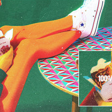 Retro Magazine Halftone Photo Effect