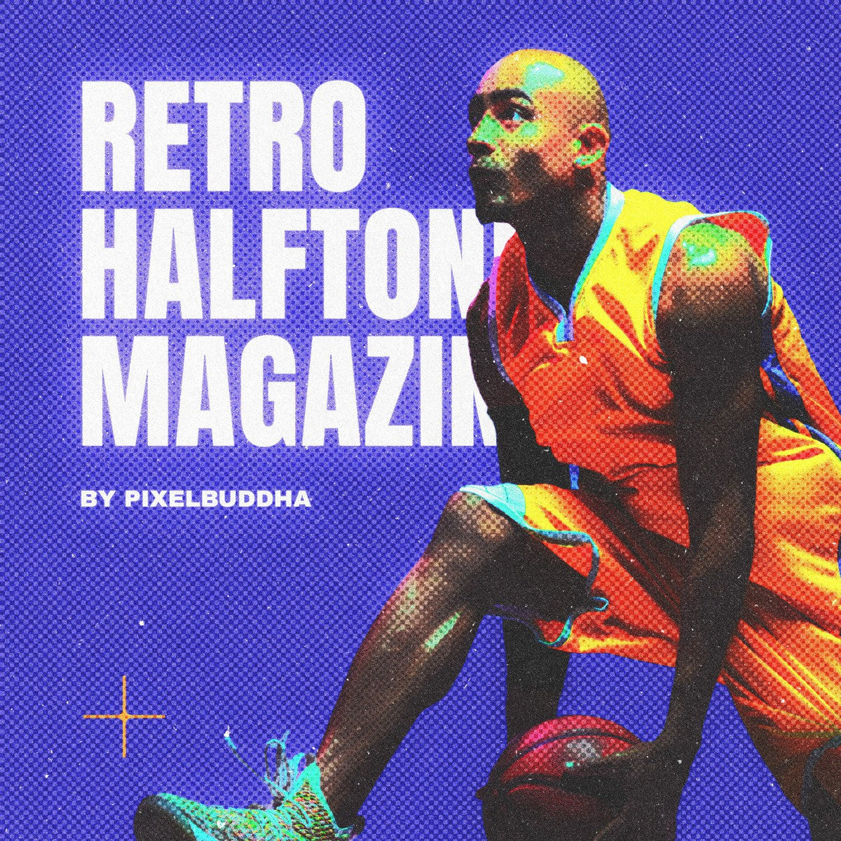 Retro Magazine Halftone Photo Effect
