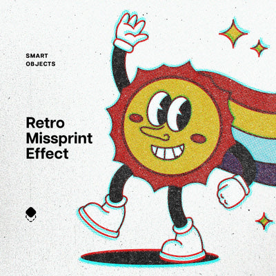 Retro Misprint Design Effect