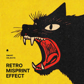Retro Misprint Design Effect