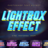 Retro Neon Light Text Effect