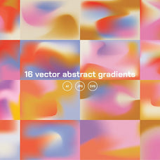 Retro Ombre Vector Gradient Pack