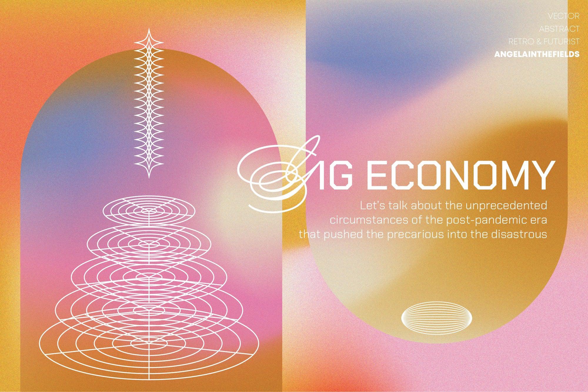 Retro Ombre Vector Gradient Pack