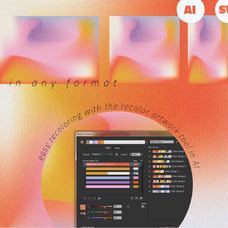 Retro Ombre Vector Gradient Pack
