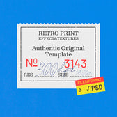Retro Print Authentic Template