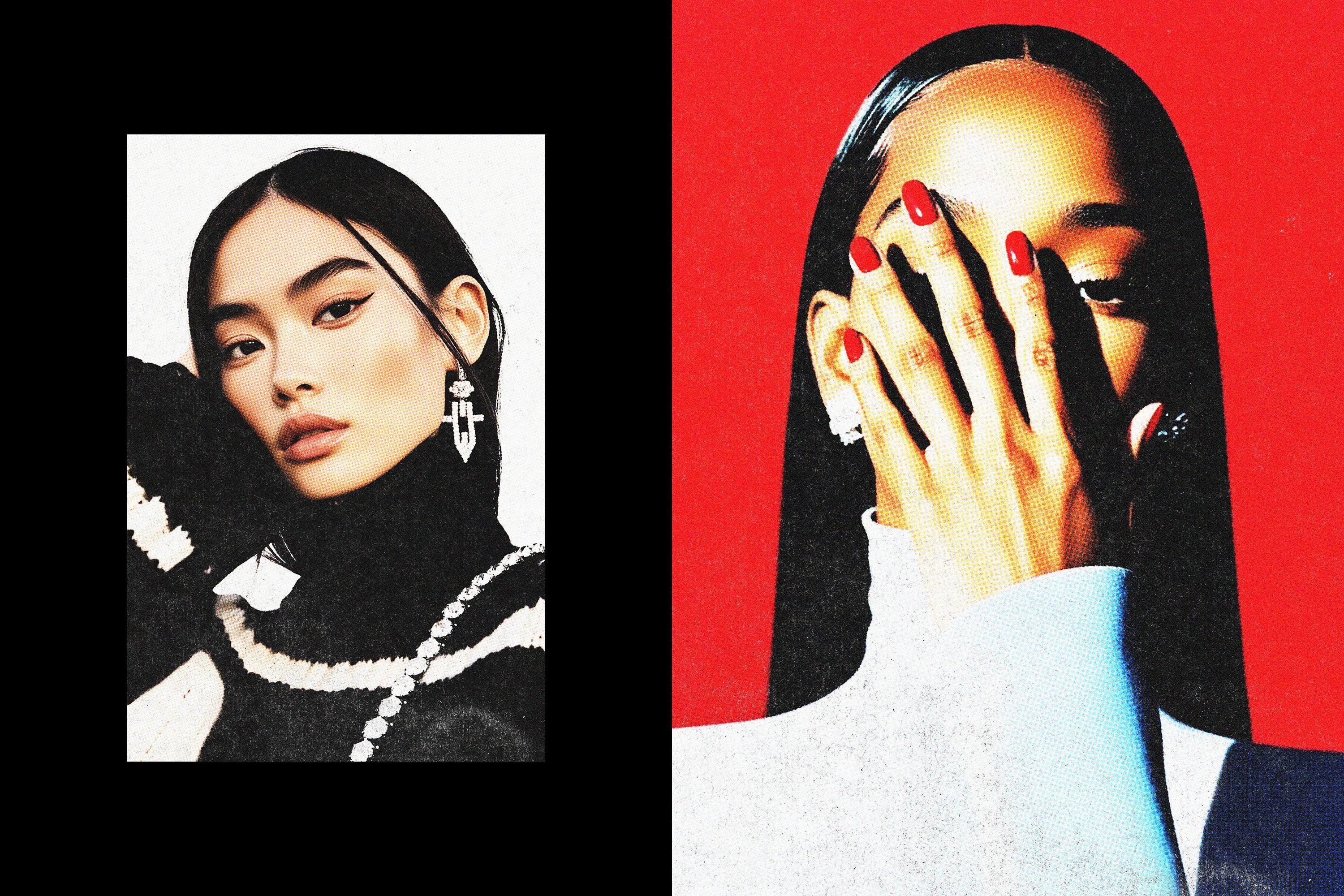 Retro Print Photo Effect