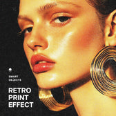 Retro Print Photo Effect