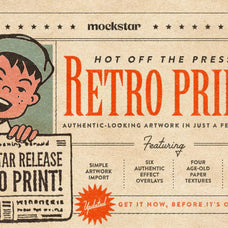 Retro Print Texture Effect