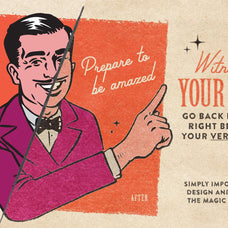 Retro Print Texture Effect