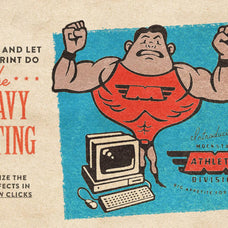 Retro Print Texture Effect