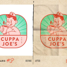Retro Print Texture Effect