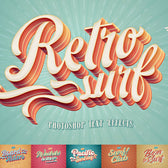 Retro Surf Text Effects