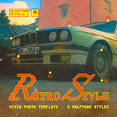 Retro Zine Styled Halftone Effect