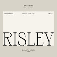Risley – Classic Editorial Font