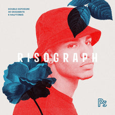 Risograph Double Exposure Effect