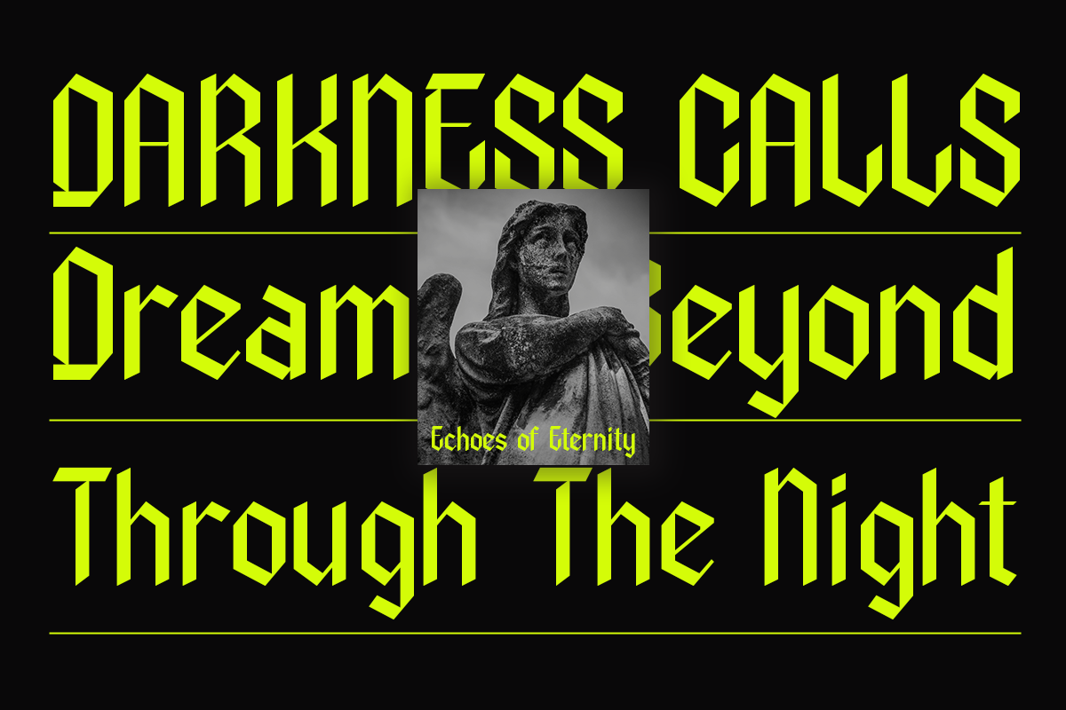 Roamers Scream - Decorative Condensed Sans Serif Font by Say Studio, preview 4