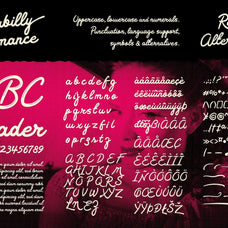 Rockabilly Romance - A 1950s Rock ’n’ Roll Inspired Retro Script Font