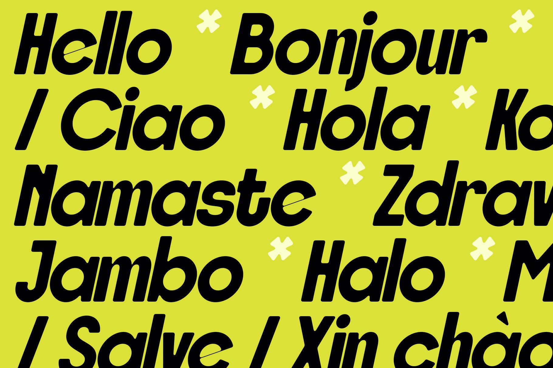 ROCKFALL - Bold Ligature Typeface