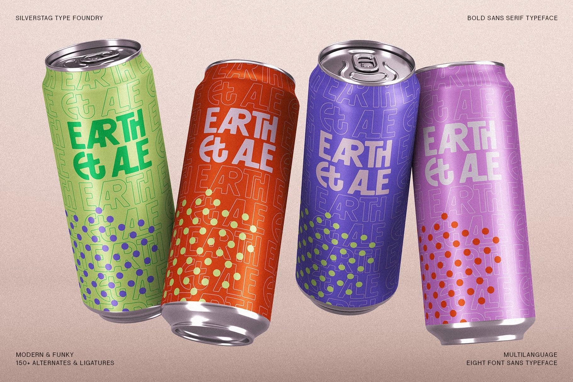 ROCKFALL - Bold Ligature Typeface