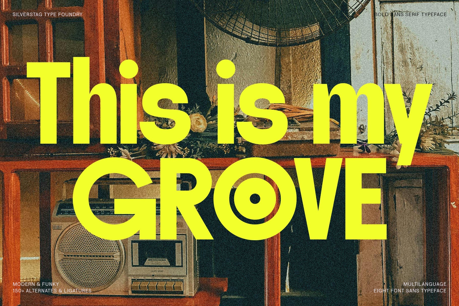 ROCKFALL - Bold Ligature Typeface