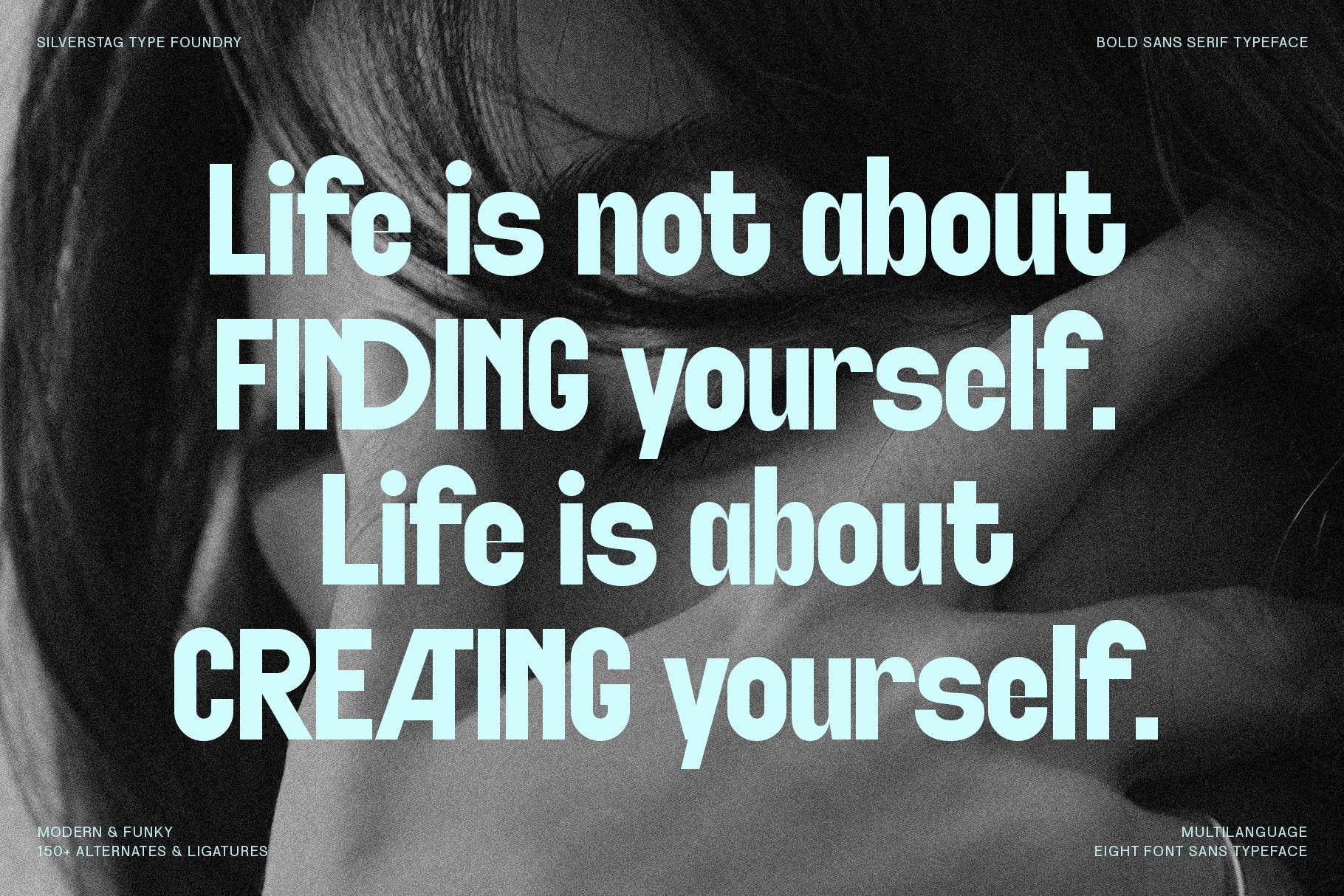 ROCKFALL - Bold Ligature Typeface