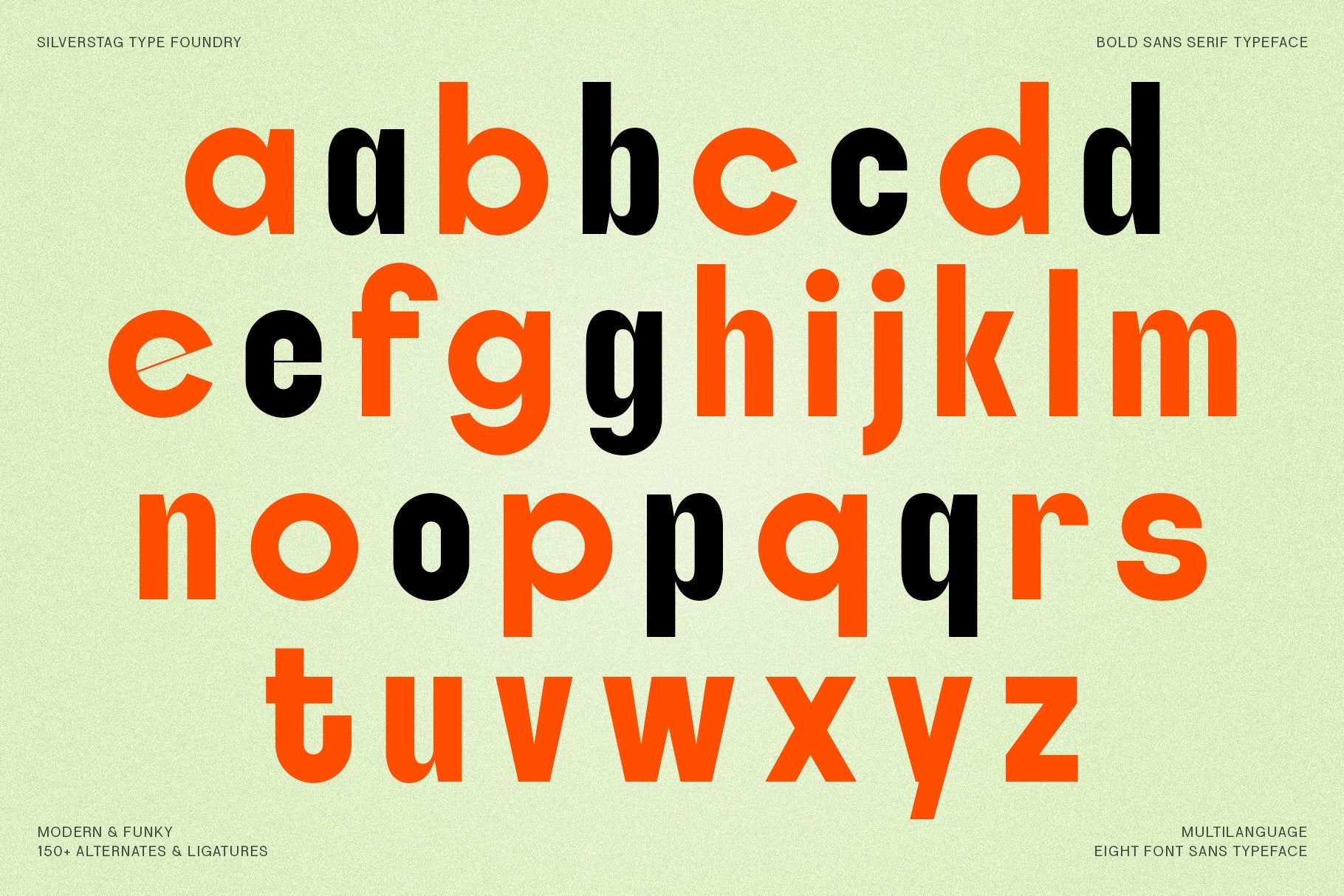 ROCKFALL - Bold Ligature Typeface