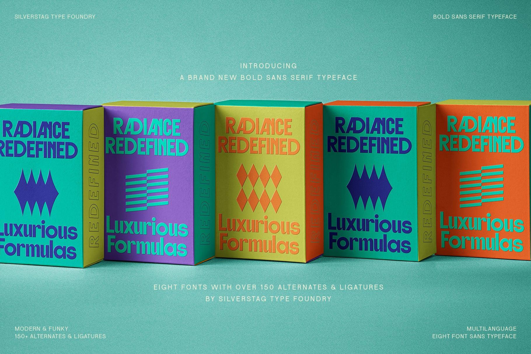 ROCKFALL - Bold Ligature Typeface